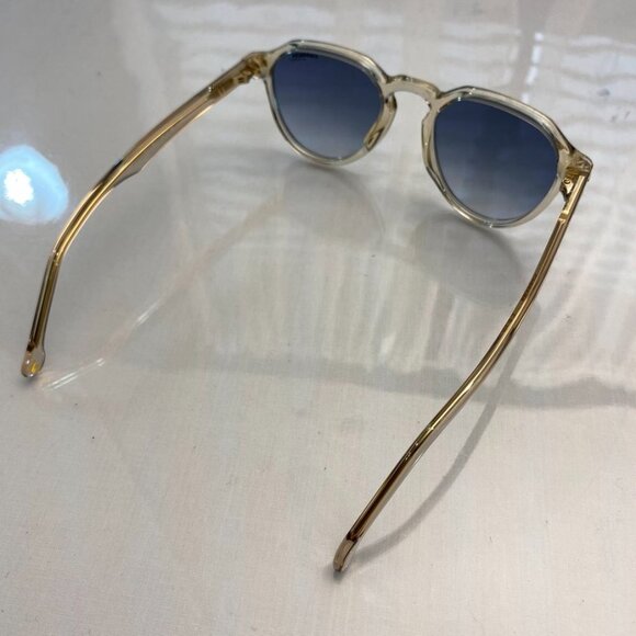 Carrera Clear Champagne Frame Sunglasses with Blue Gradient Lenses main image 8